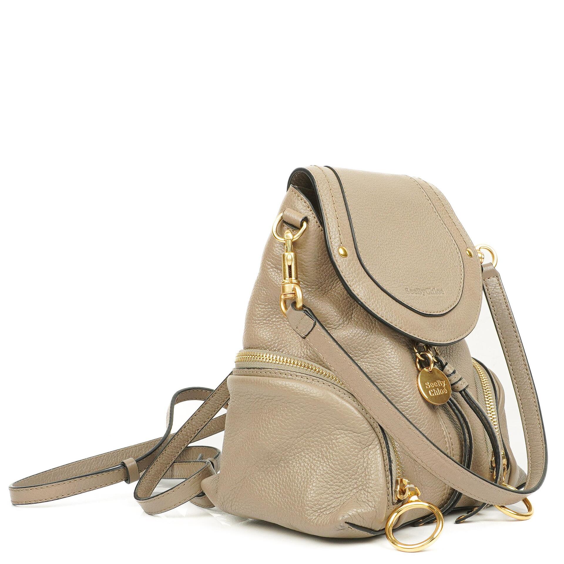 See by Chloé Olga Grained Leather Backpack