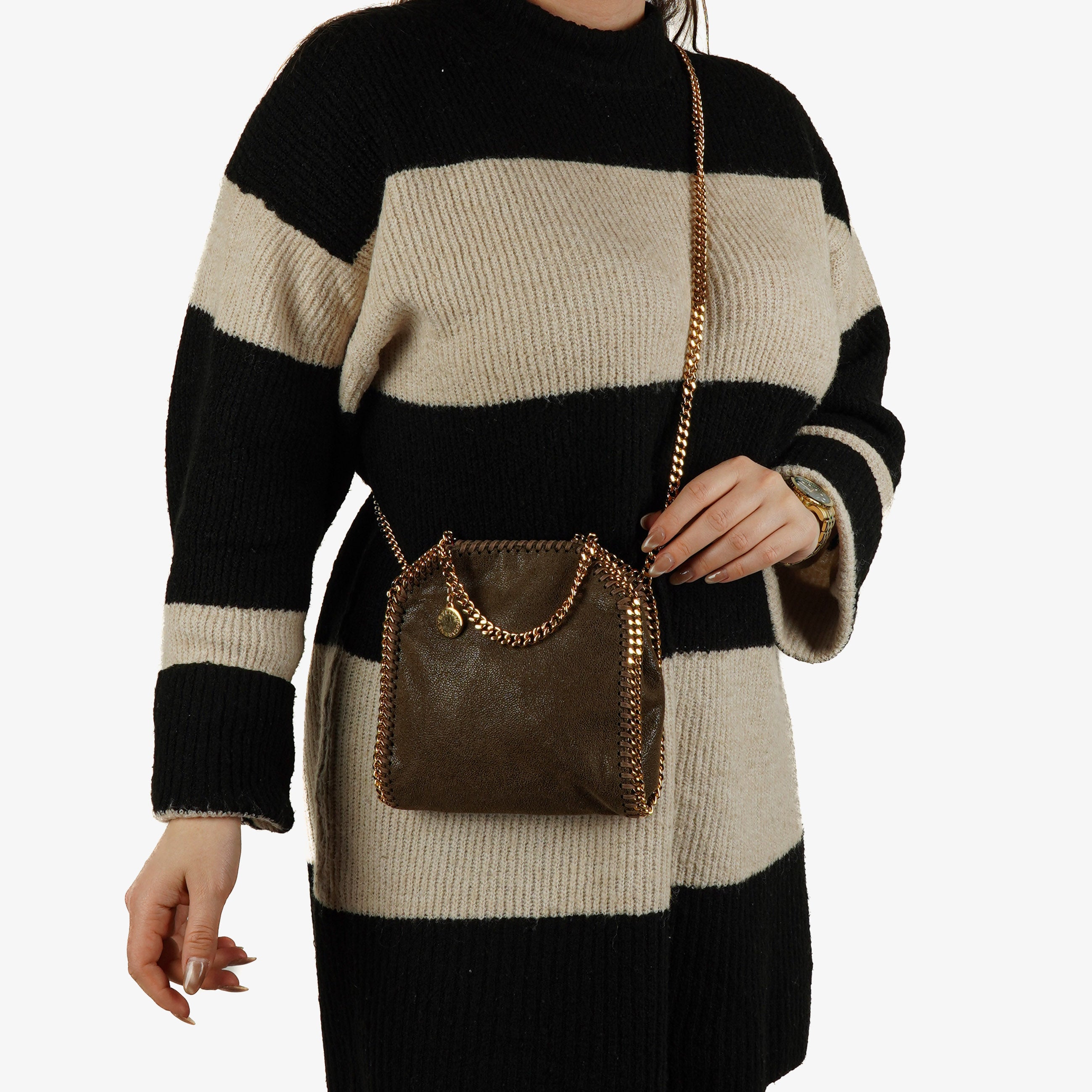 Stella McCartney Falabella Tiny Tote Vegan Shaggy Deer
