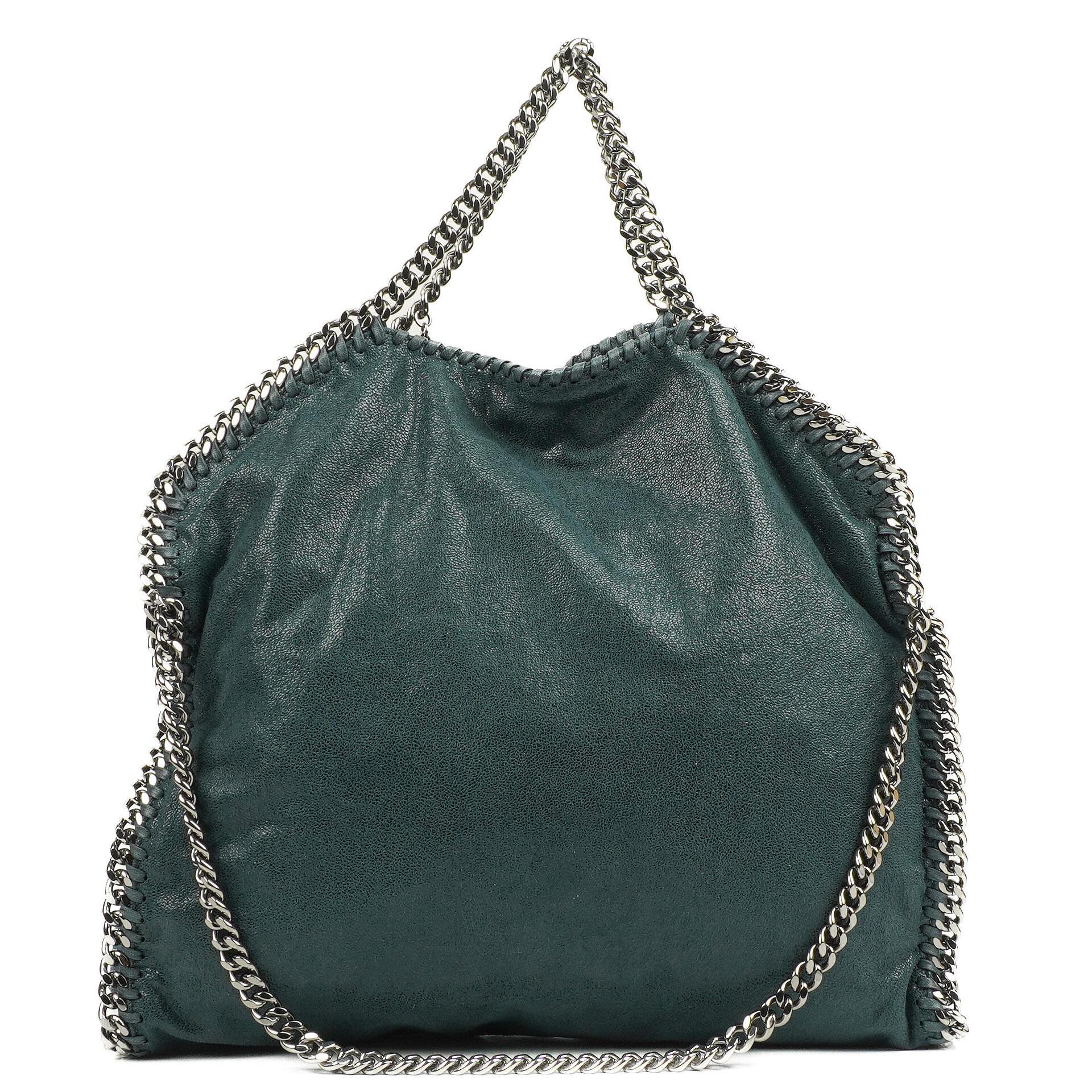 Stella McCartney Falabella Tote Vegan Shaggy Deer Fold Over Bag