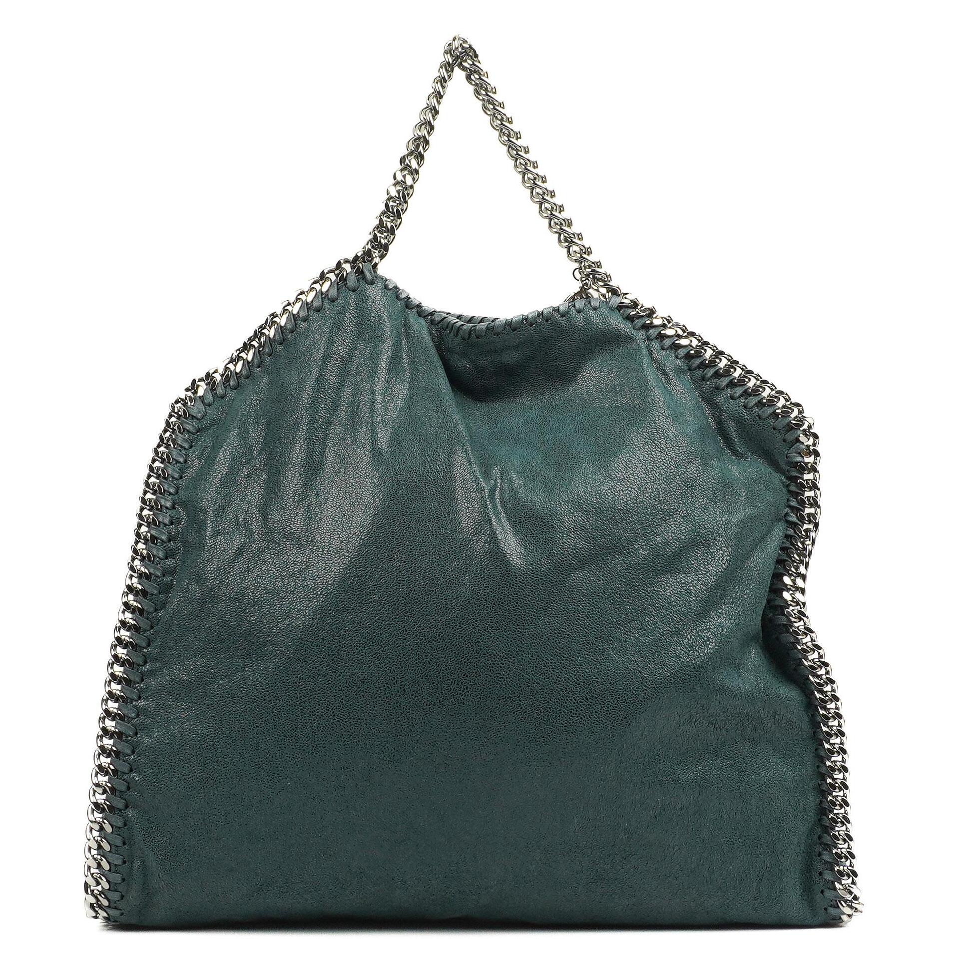 Stella McCartney Falabella Tote Vegan Shaggy Deer Fold Over Bag