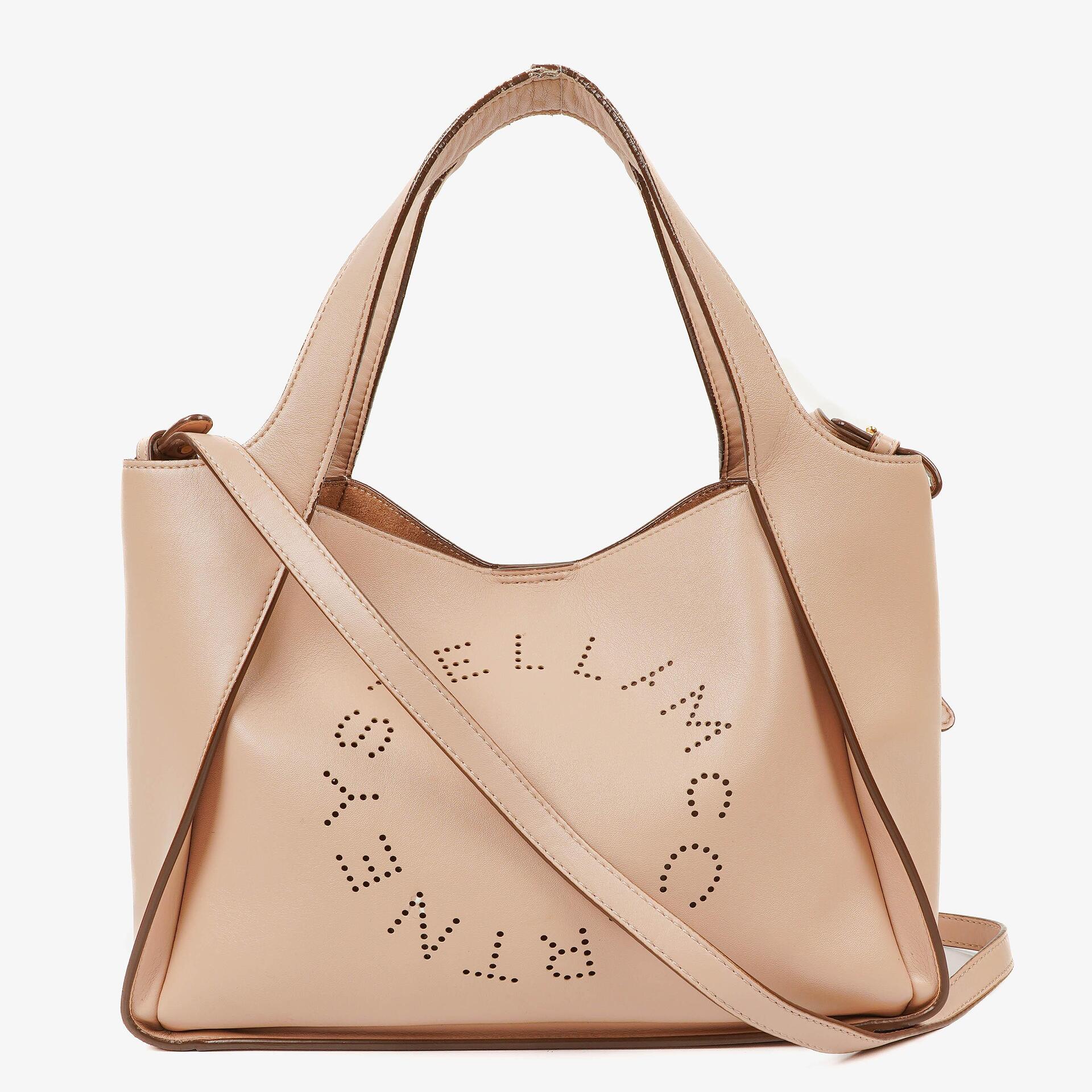 Stella McCartney Logo Crossbody Powder Tote Bag
