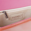 Chanel Large Boy Pink Distressed Patent Quilted Flap Bag