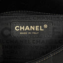 Chanel Black Satin Chocolate Bar Quilted Rectangular Mini Flap Bag