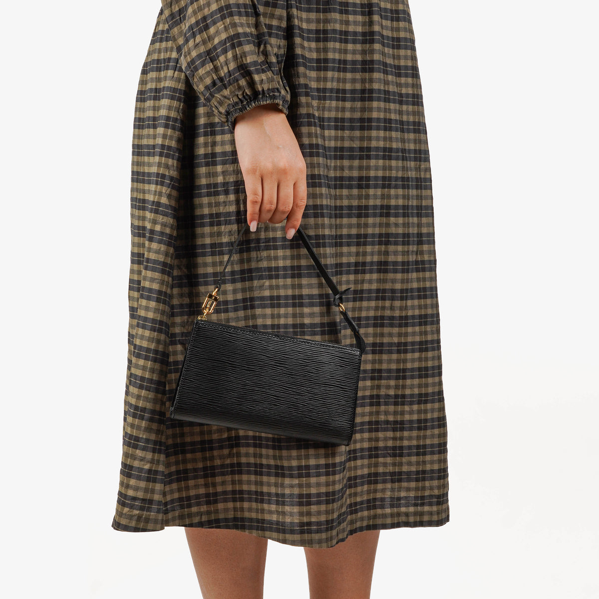 Louis Vuitton Epi Pochette Accessories Black Bag