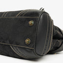 Coach Black Hamptons Signature Handbag