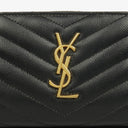 Yves Saint Laurent Cassandre Matelassé Leather Wallet