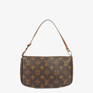 Louis Vuitton Pochette Accessoires Monogram Canvas Clutch Bag