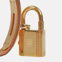 Hermes Kelly Brown Courchevel Leather Gold Plated Watch