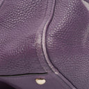Gucci Purple Pebbled Leather Soho Top Handle Tote Bag