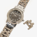 Hermes Clipper Quartz Watch Stainless Steel