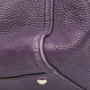Gucci Purple Pebbled Leather Soho Top Handle Tote Bag