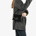 Chanel CC Black Envelope Patent Leather Multi Chain Shoulder Bag