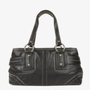 Coach Soho Black Leather Tote Bag
