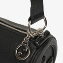 Gucci Black Leather Blondie Mini Barrel Bag