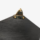 Louis Vuitton Pochette Sellier Dragonne Black Epi Clutch