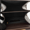 Salvatore Ferragamo Brown Iconic Top Handle Bag