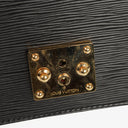 Louis Vuitton Pochette Sellier Dragonne Black Epi Clutch