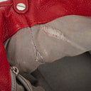 Chanel Caviar Rouge Quilted Leather French Riviera Hobo Bag
