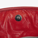 Chanel Caviar Rouge Quilted Leather French Riviera Hobo Bag