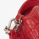 Chanel Caviar Rouge Quilted Leather French Riviera Hobo Bag