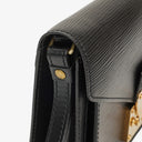 Louis Vuitton Pochette Sellier Dragonne Black Epi Clutch