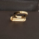 Salvatore Ferragamo Brown Iconic Top Handle Bag
