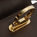 Salvatore Ferragamo Brown Iconic Top Handle Bag