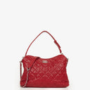 Chanel Caviar Rouge Quilted Leather French Riviera Hobo Bag