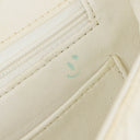 Chanel Medium Classic White Fabric Single Flap Bag With 24K Gold-Plated Hardware