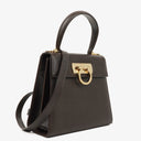 Salvatore Ferragamo Brown Iconic Top Handle Bag
