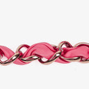Chanel Pink SIngle Flap Bag Quilted Leather With Champaigne Gold-Tone Hardware