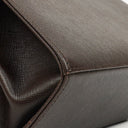 Salvatore Ferragamo Brown Iconic Top Handle Bag