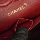 Chanel Vintage Small Classic Double Flap Bag Black Quilted Lambskin 24K Gold-Plated Hardware