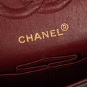 Chanel Vintage Small Classic Double Flap Bag Black Quilted Lambskin 24K Gold-Plated Hardware
