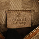 Gucci GG Beige/Metalic Monogram Canvas Belt Bag