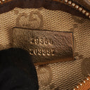 Gucci GG Beige/Metalic Monogram Canvas Belt Bag