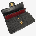 Chanel Vintage Small Classic Double Flap Bag Black Quilted Lambskin 24K Gold-Plated Hardware