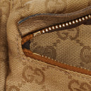 Gucci GG Beige/Metalic Monogram Canvas Belt Bag