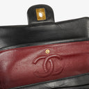 Chanel Vintage Small Classic Double Flap Bag Black Quilted Lambskin 24K Gold-Plated Hardware