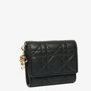 Christian Dior Lady Dior Lotus Cannage Wallet