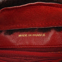 Chanel Suede Shearling Fur Red Handbag