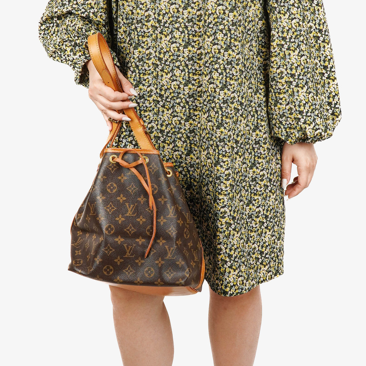 Louis Vuitton Petit Noe Monogram Canvas Shoulder Bag