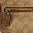 Gucci GG Beige/Metalic Monogram Canvas Belt Bag