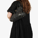 Coach Black Hamptons Signature Handbag