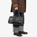Coach Soho Black Leather Tote Bag