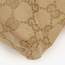 Gucci GG Beige/Metalic Monogram Canvas Belt Bag
