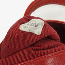 Chanel Suede Shearling Fur Red Handbag