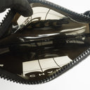 Chanel Black Vinyl Maison Window Print Shoulder Bag