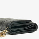 Christian Dior Lady Dior Lotus Cannage Wallet