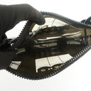 Chanel Black Vinyl Maison Window Print Shoulder Bag